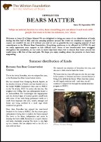 Bears Matter #20 – Summer/Autumn 2021