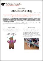 Bears Matter #24 – October/November 2023