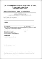 Grant Application Form for Grants Less than £1000